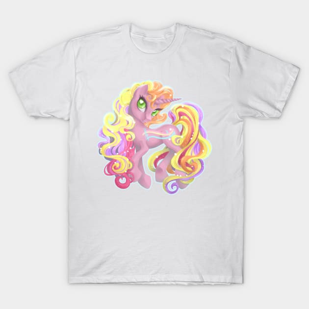 Stripes Pony T-Shirt by PurpuraImperial14